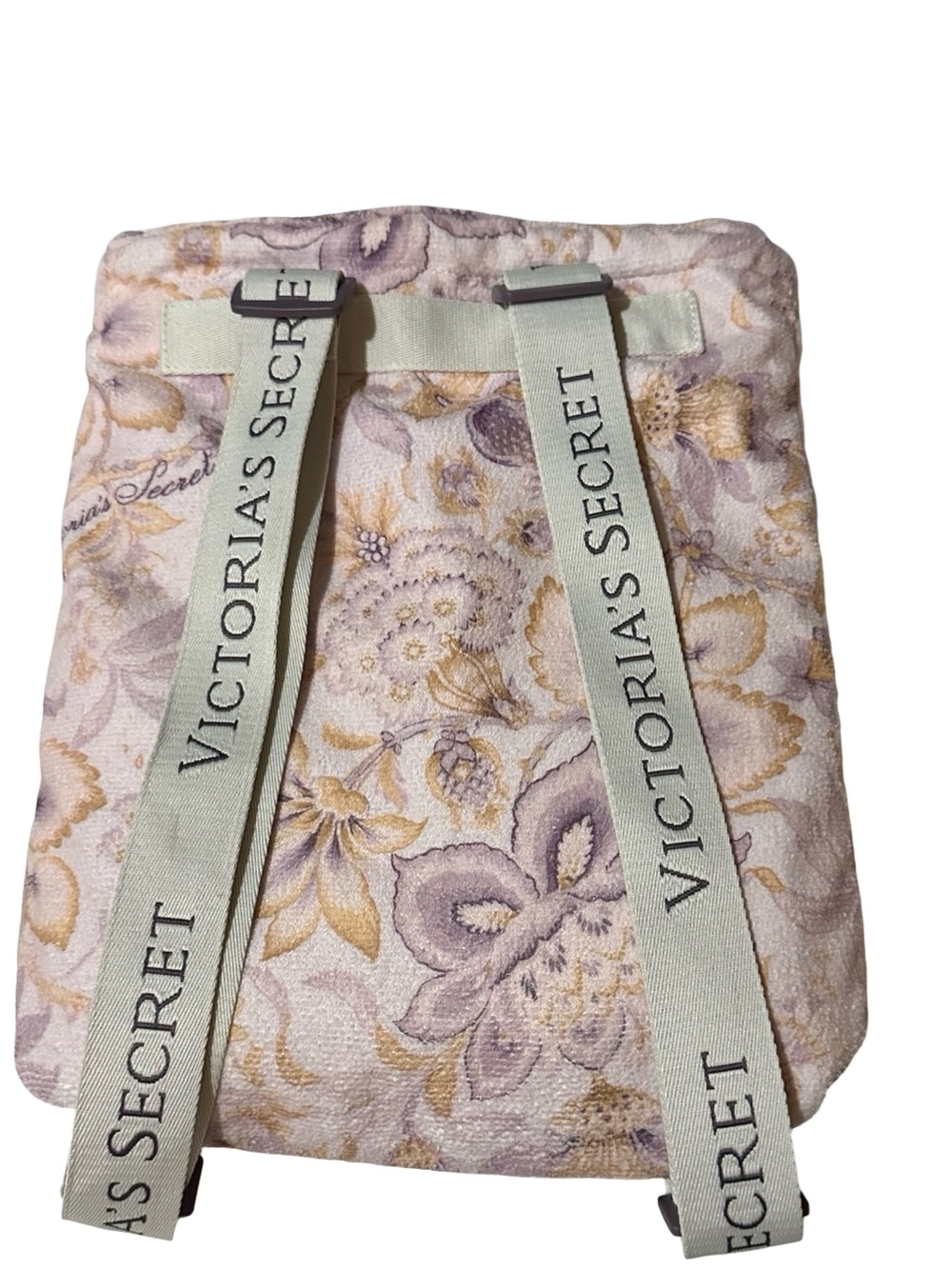 Victoria's Secret Floral 2-in-1 Packable Beach Towel Blanket Backpack Travel